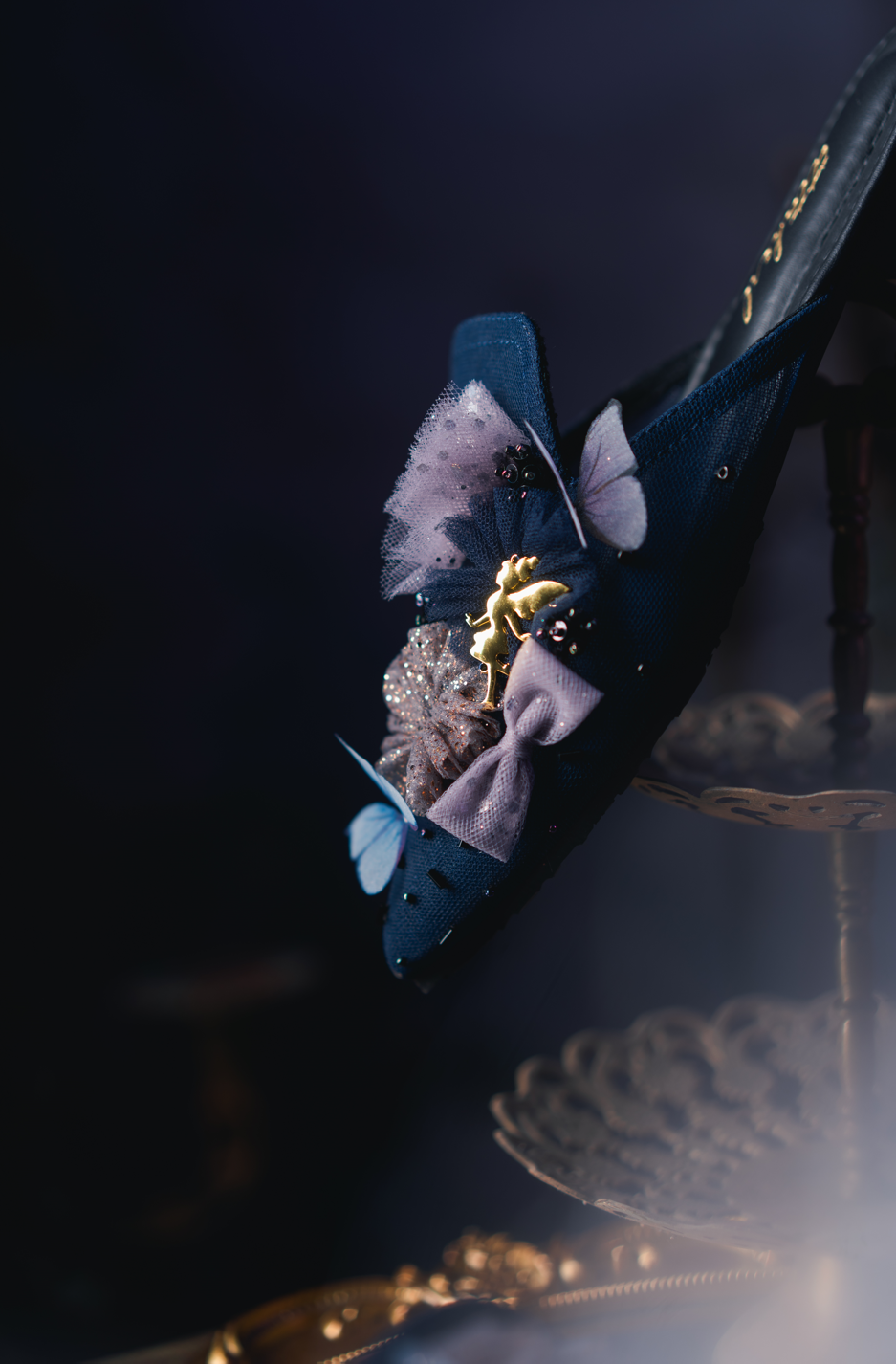 Katnis Night ミュール ネイビーブルー