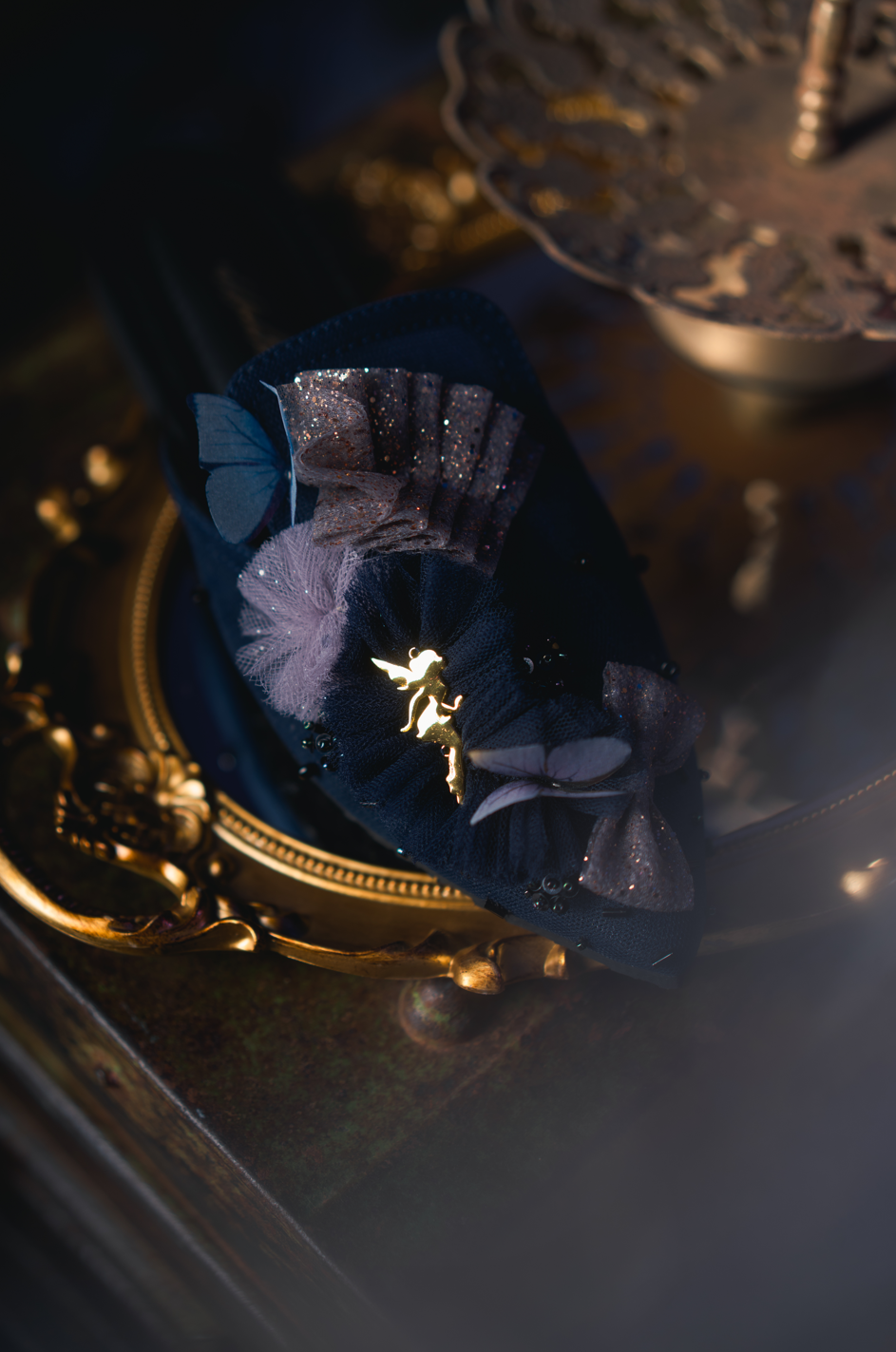 Katnis Night ミュール ネイビーブルー