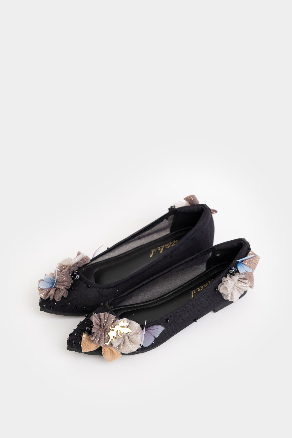 Katnis Night マキシ ポインテッドパンプス インクブラック